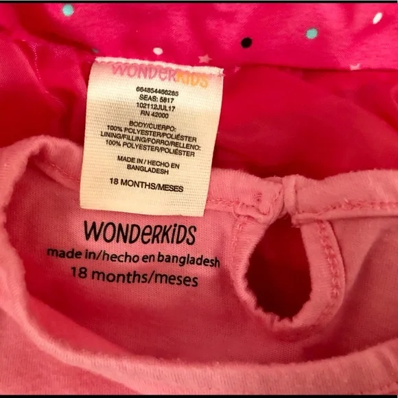 5/$25 Wonderkids 3 piece pants, puffy vest, & shirt set - Picture 6 of 6
